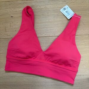Lululemon Athletica Vibrant Hot Pink Sports Bra
